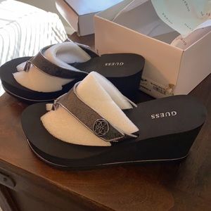 Never worn guess heeled sandals